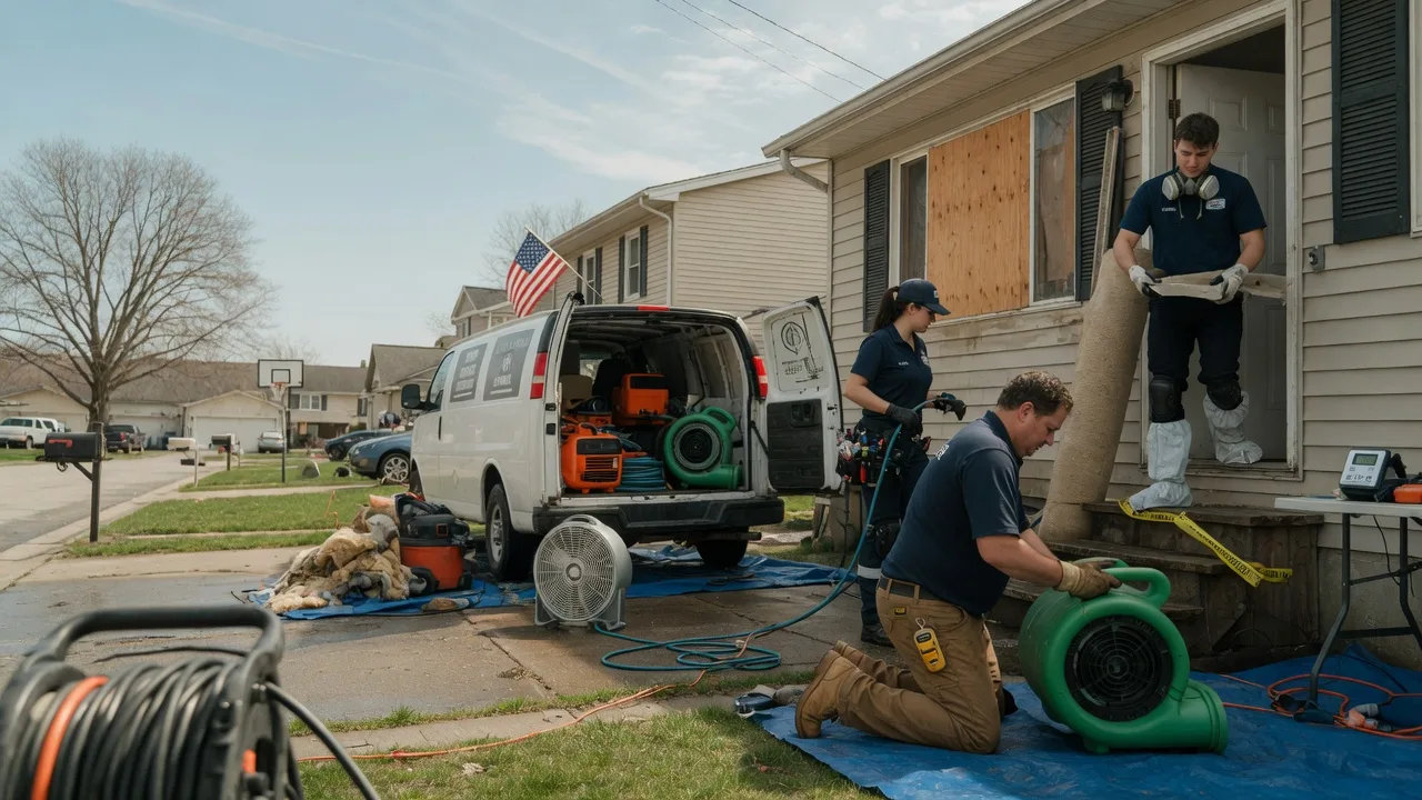 Water Damage Restoration in Tipton, MI near me